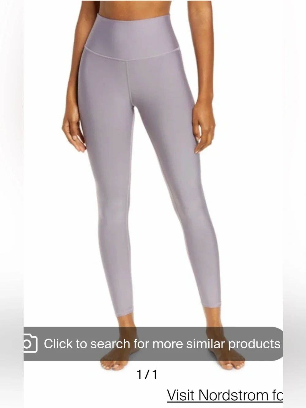 ALO YOGA Airlift High waist leggings in color Lavender Smoke
